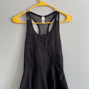 American Eagle Outfitters Black Peplum Tank Top Sleeveless